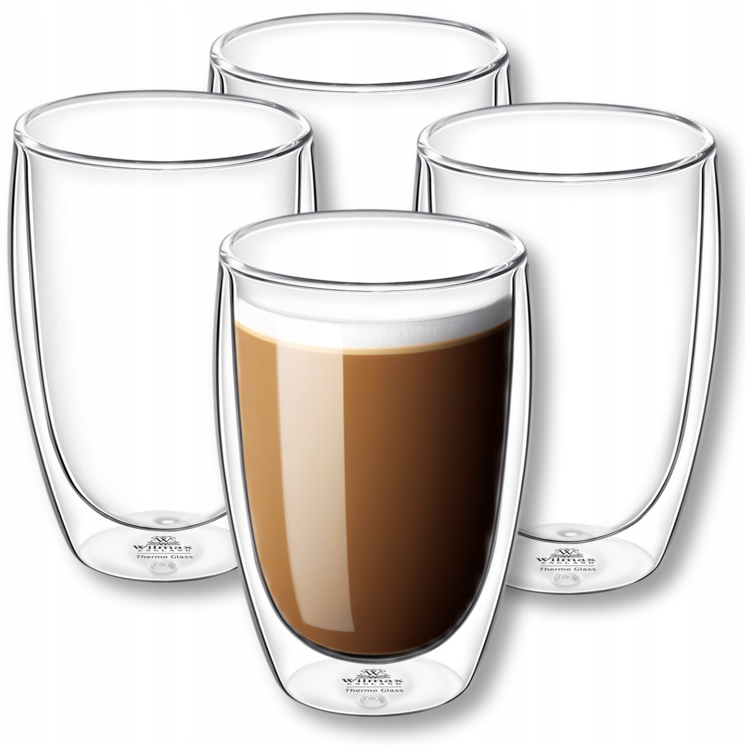 Sklenice na nápoje ze žáruvzdorného skla Wilmax 400 ml 4 ks