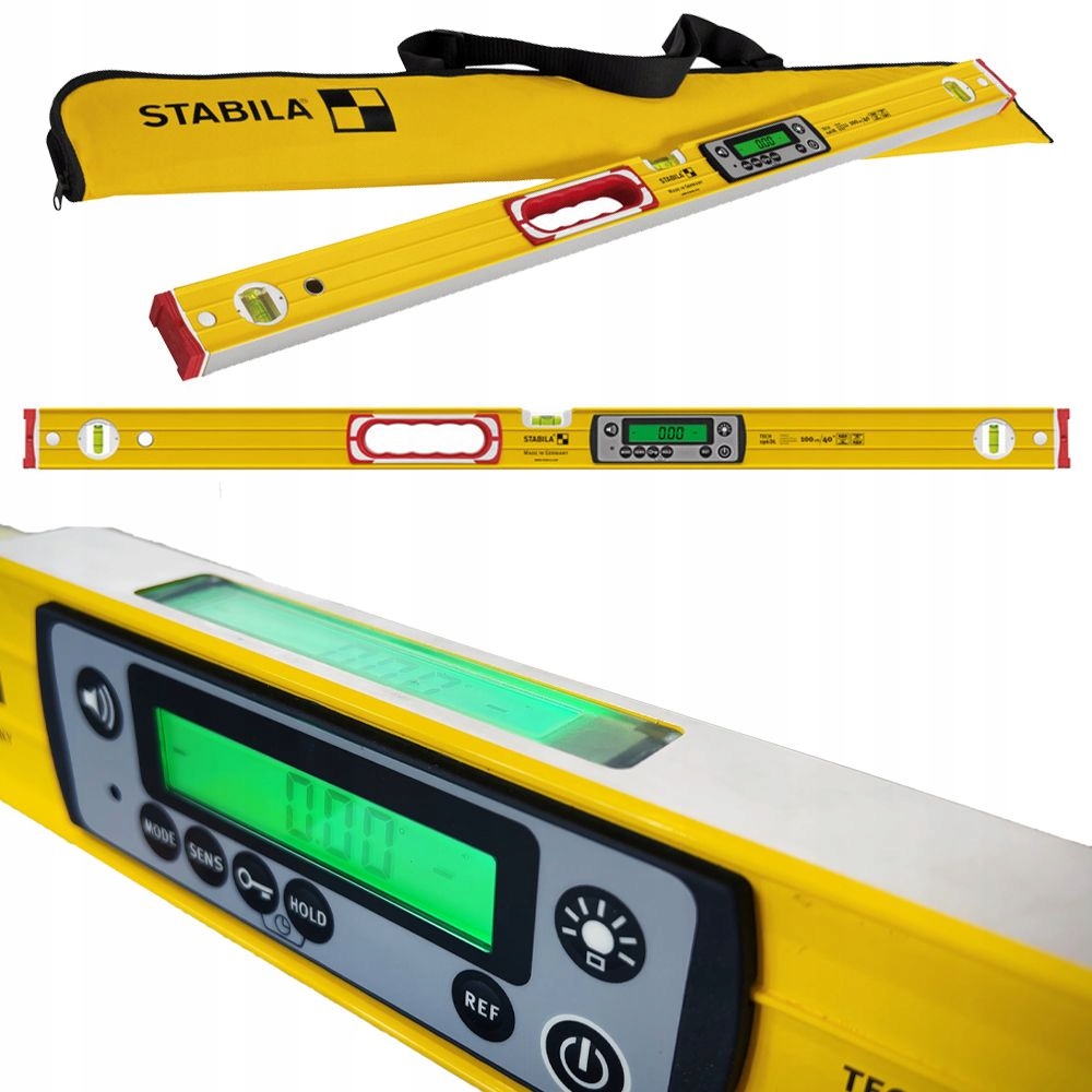 Poziomica elektroniczna z wyświetlaczem LCD IP67 Stabila Tech 196 DL 100cm