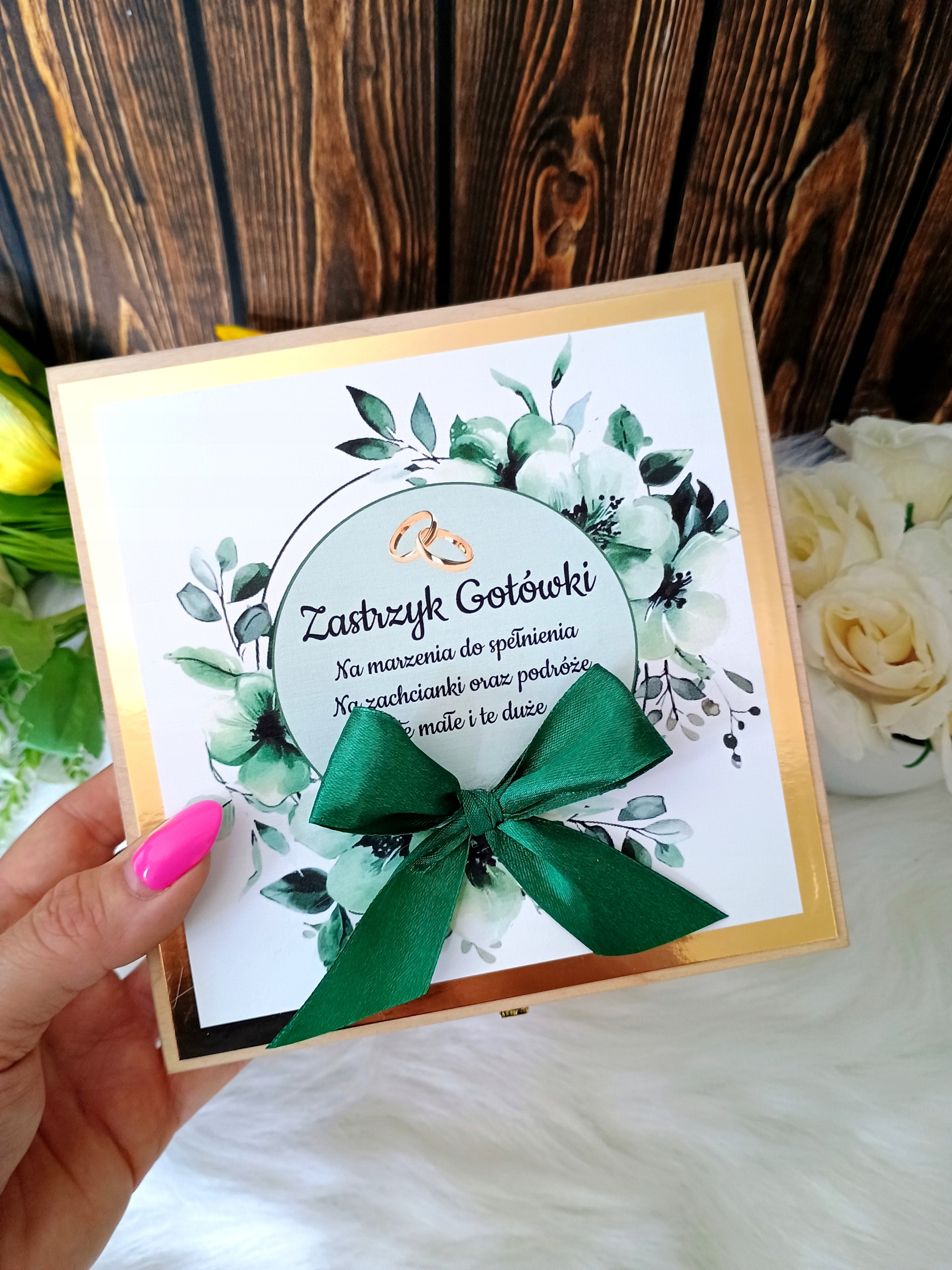 Zastrzyk gotówki na ślub * PREZENT * wesele 5 strzykawek Szerokość produktu 16 cm