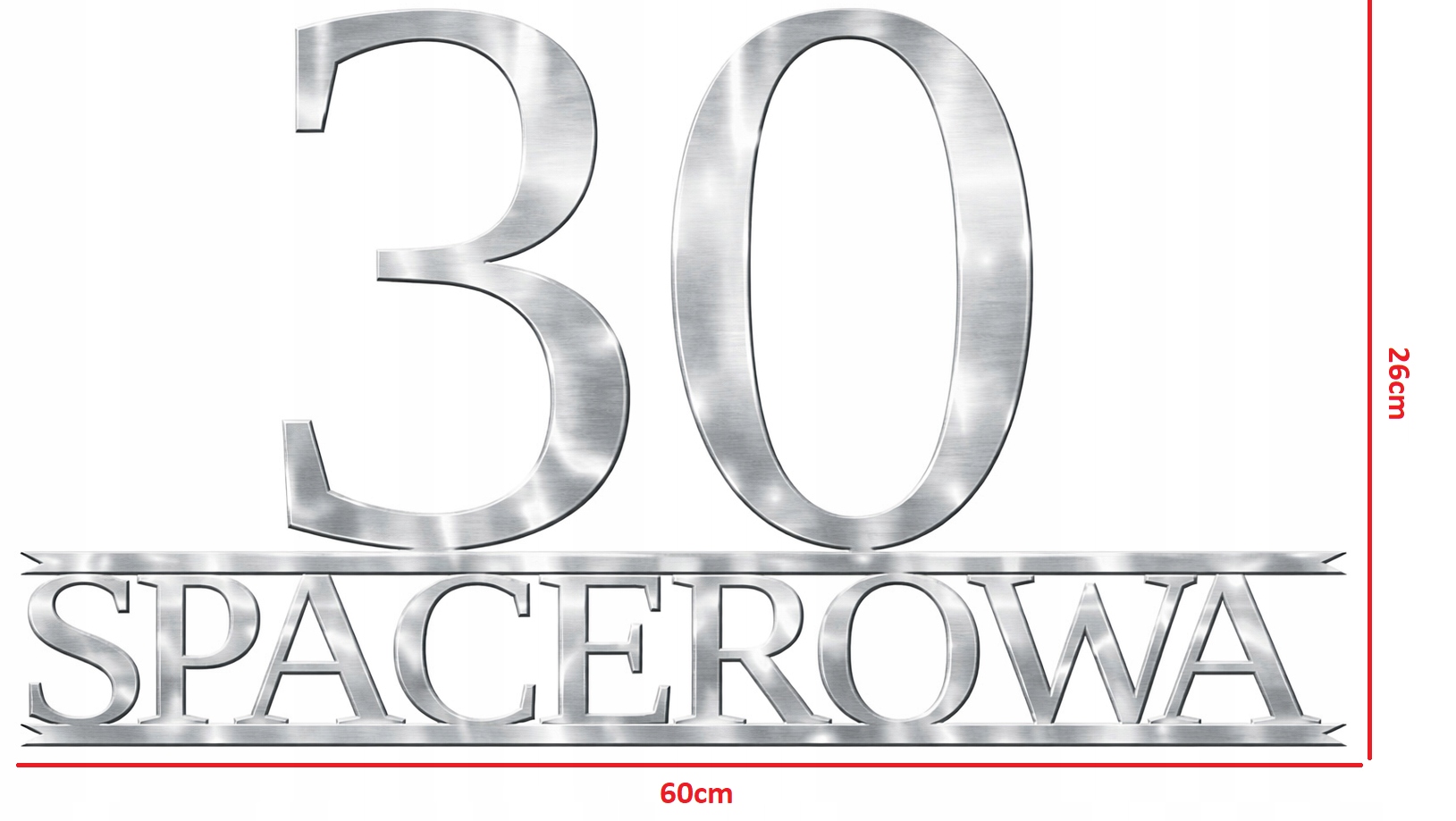 Adresní tabulka číslice nerezová ocel 60x26 cm číslo domu ulice Cnc laser