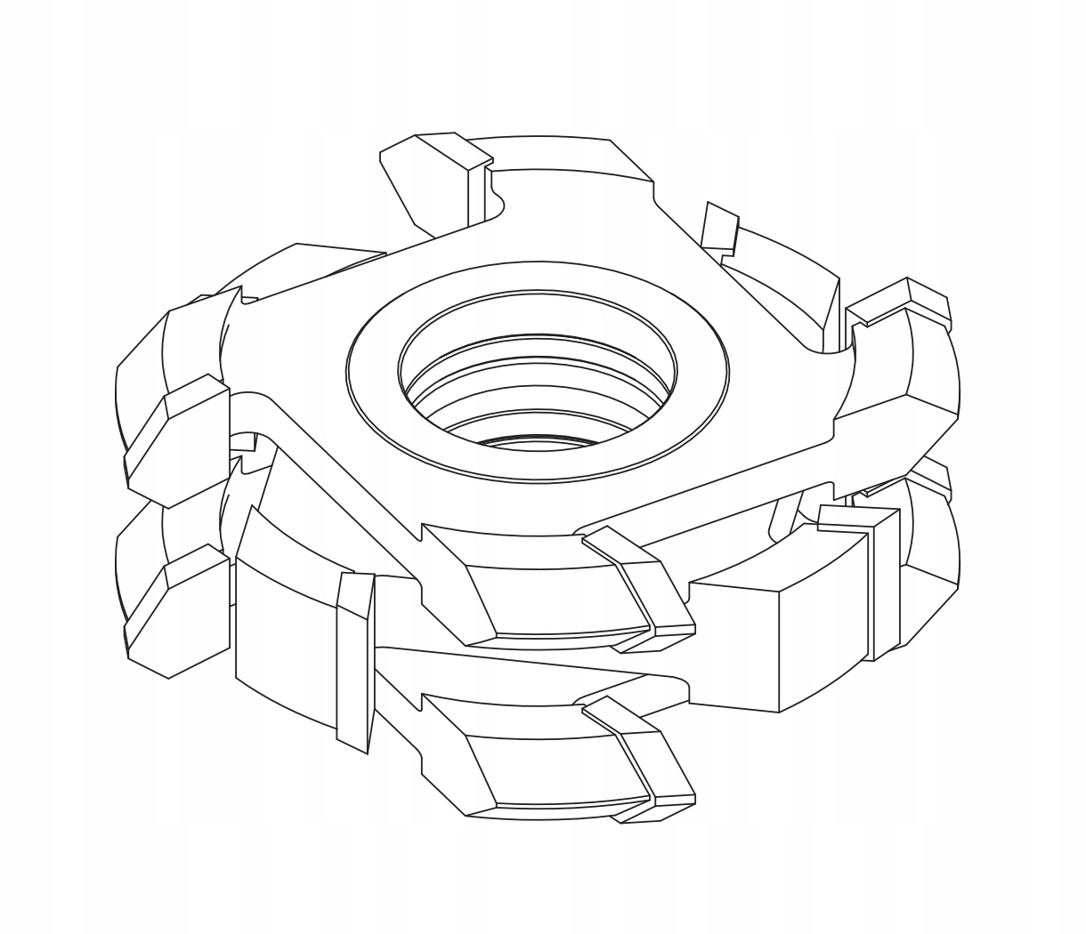 Faba Sada fréz na zkosení 45° Hss 134x40xH16-36 mm