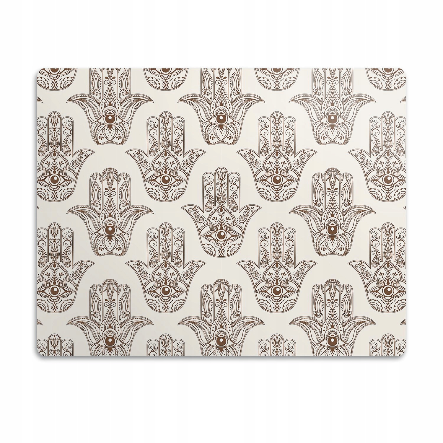 Levně Podložka pro psa pod misku Hnědý symbol 90x60 cm