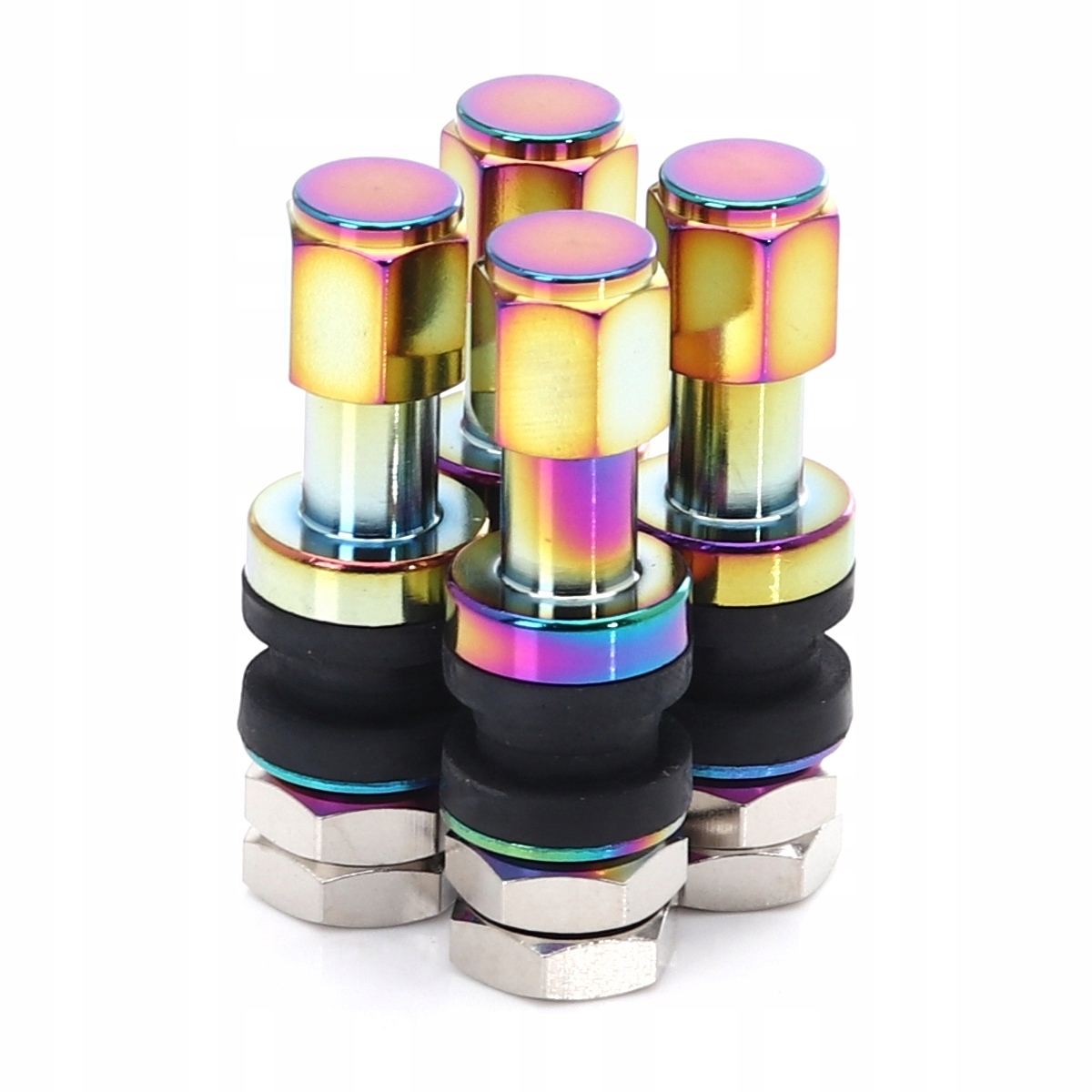 ZESTAW ALUMINIOWYCH WENTYLI JR V2 - NEOCHROME