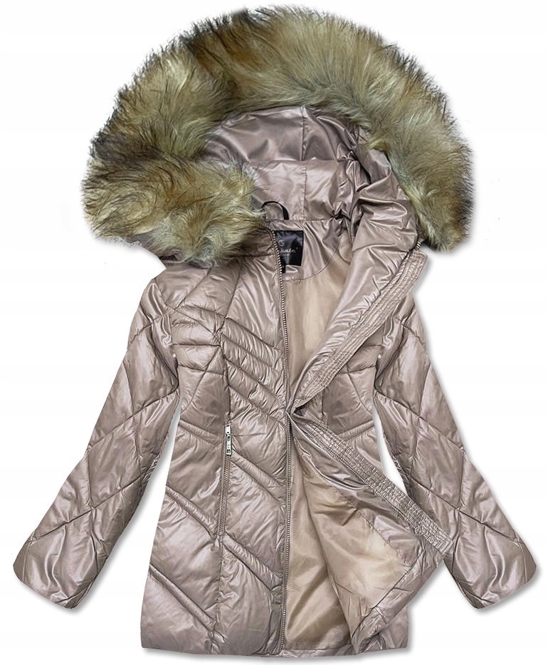 Lehká Bunda Kapuce H-97 Camel S (36)