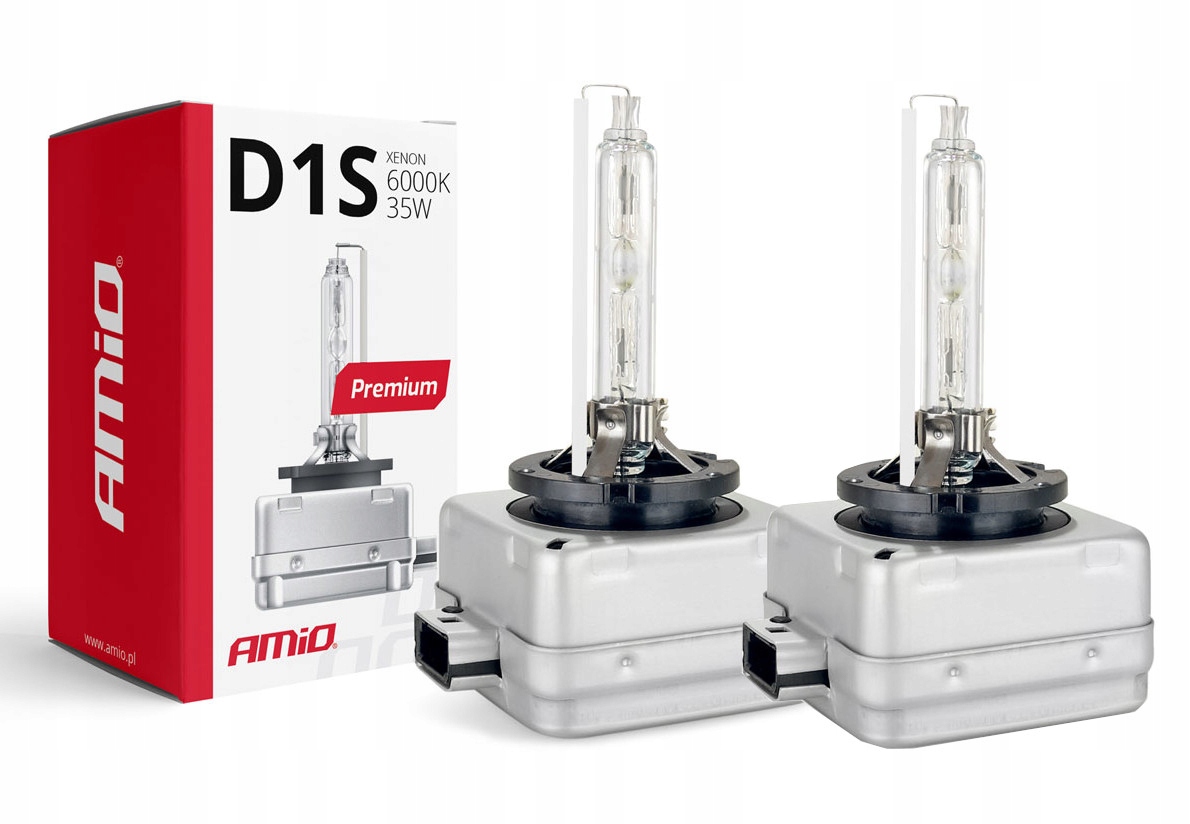 

2x Żarówka, Żarnik Xenon Ksenon Amio D1S 35W 6000K