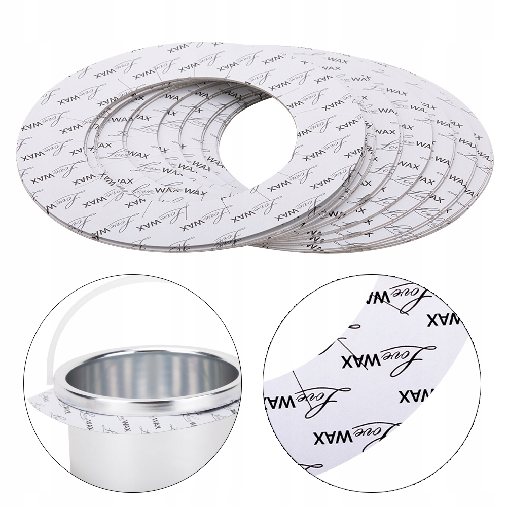 PIERŚCIENIE OCHRONNE DO PODGRZEWACZA WOSKU 50 SZTUK