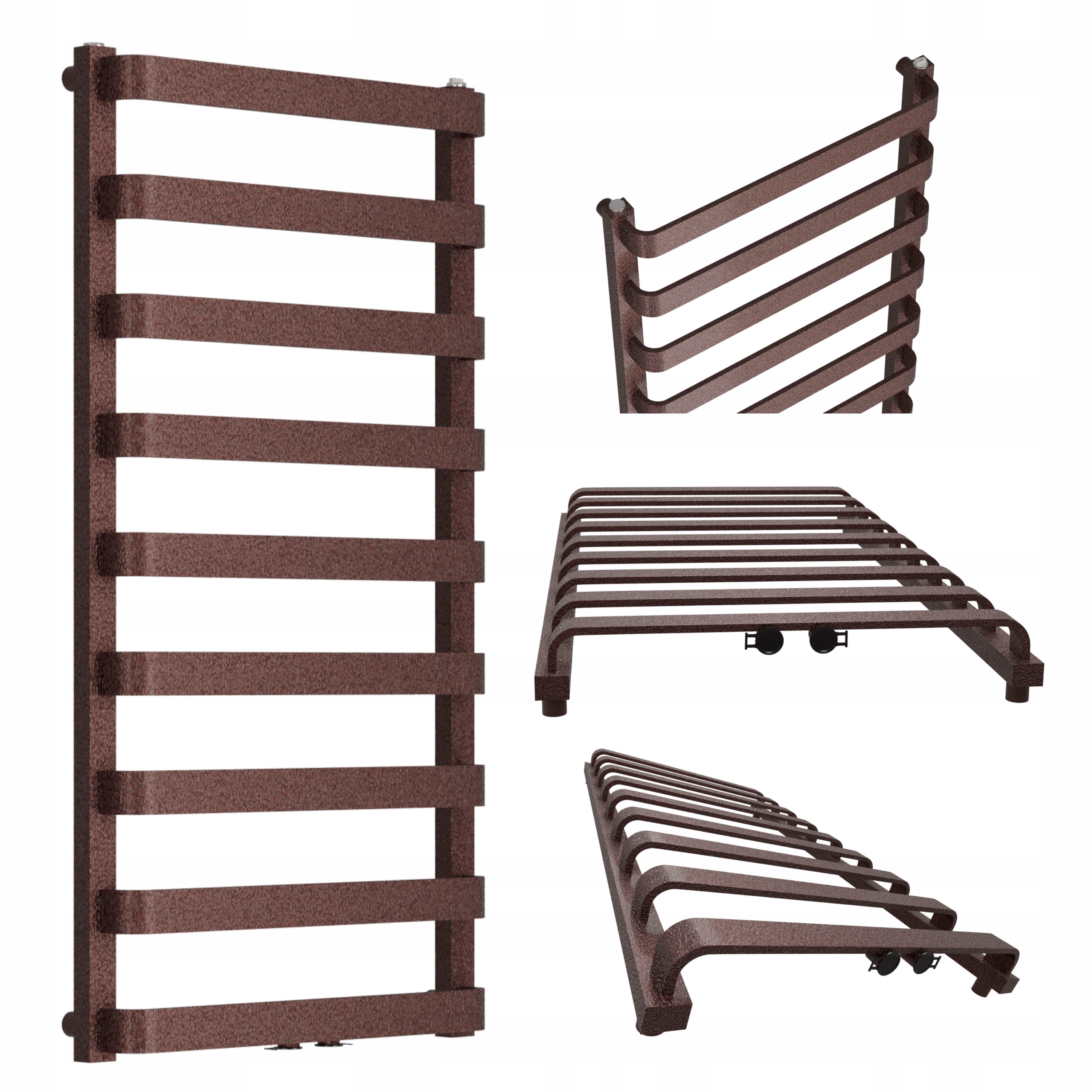 Koupelnový Radiátor Pandora-mid 120/50 Bordový