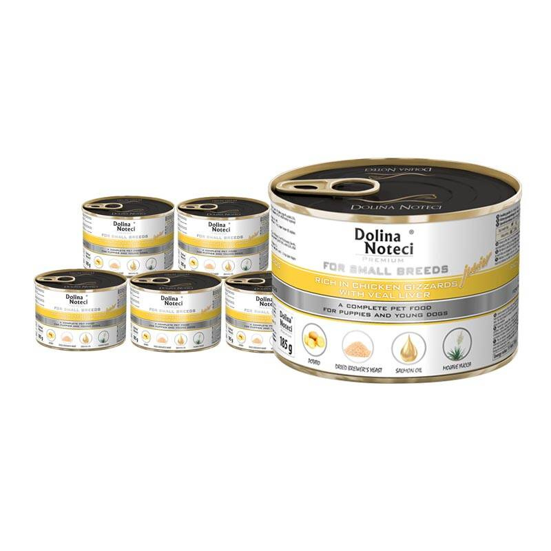 Levně Dolina Noteci Premium Junior Krmivo pro psy malých plemen Kuře 12x 185g