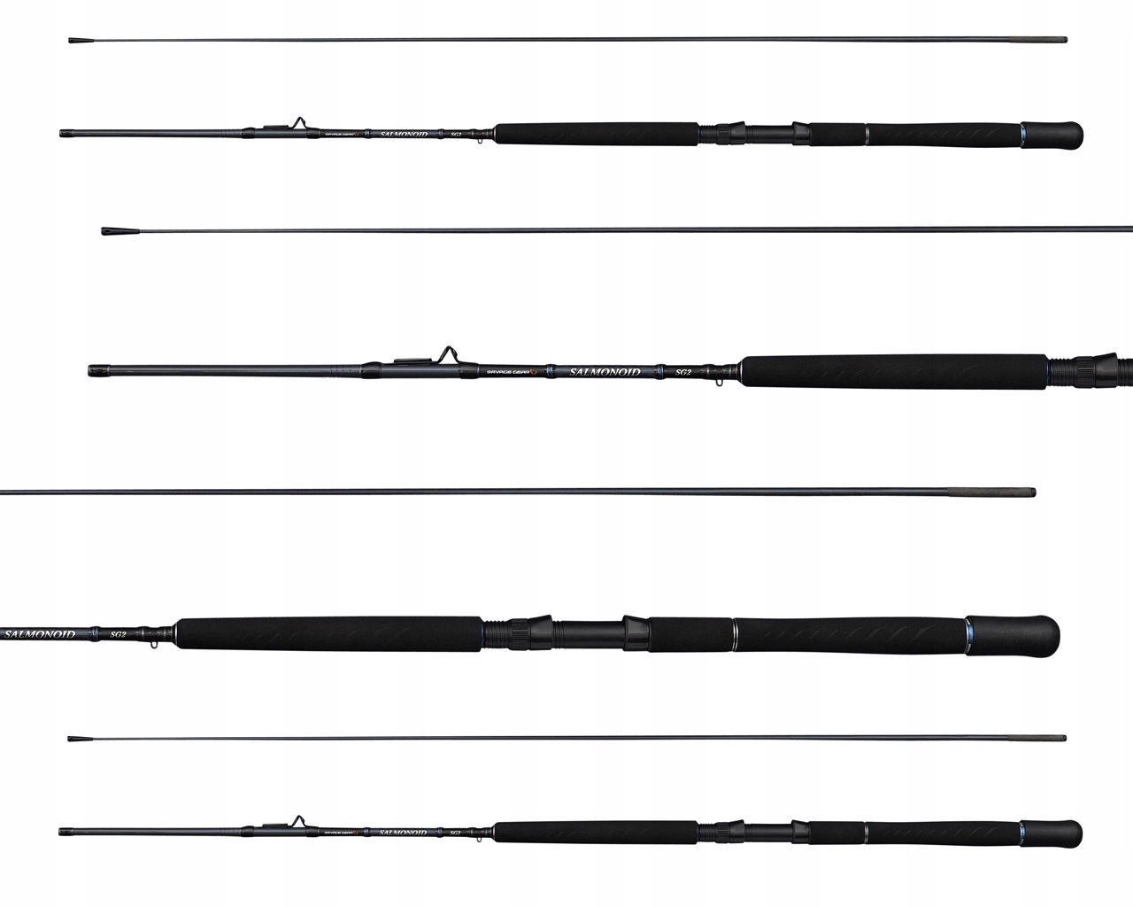 Rybářský Prut Savage Gear Salmonoid SG2 Inline Trolling 221/12-20 lb