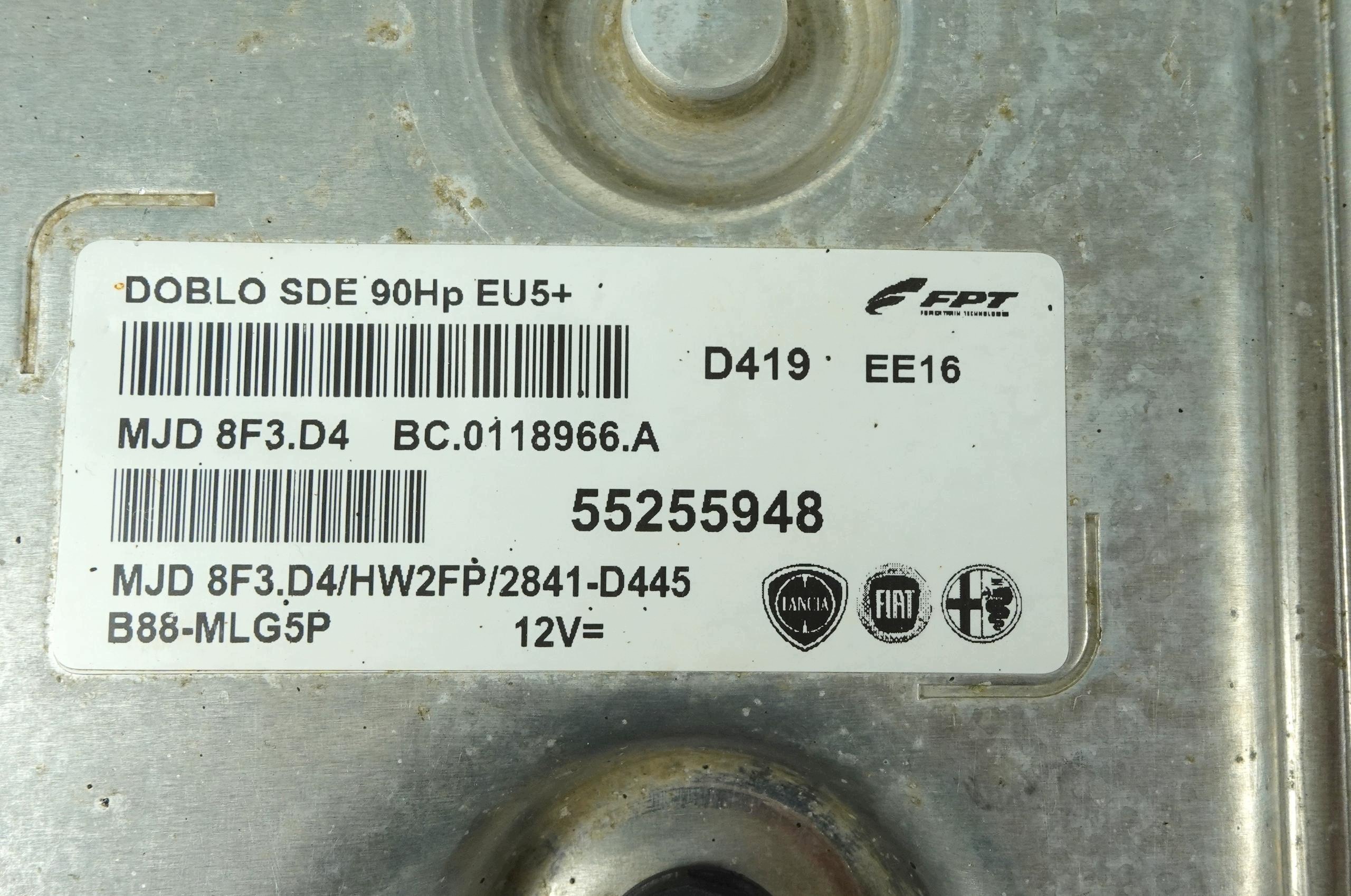 computer FIAT DOBLO 2 II 1.3 JTD 55255948 MJD 8F3.D4 8F3D4 MJD8F3.D4