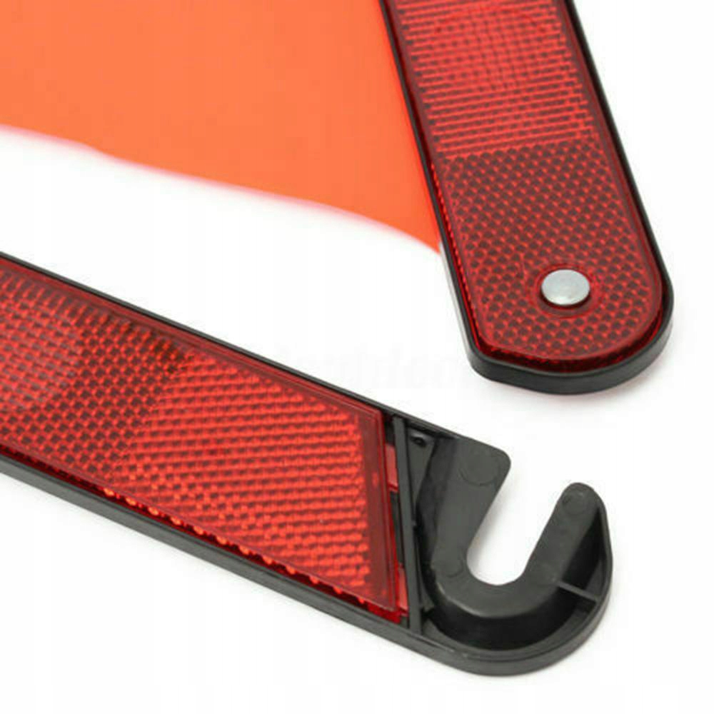 TRÓJKĄT SAMOCHODOWY OSTRZEGAWCZY ODBLASKOWY do SAMOCHODU AUTA + ETUI Producent inny