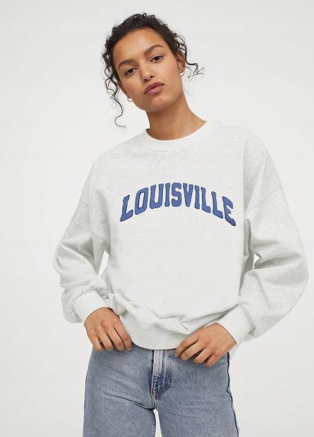 

H&m 34 Xs luźna bluza z meszkiem Oversize T53