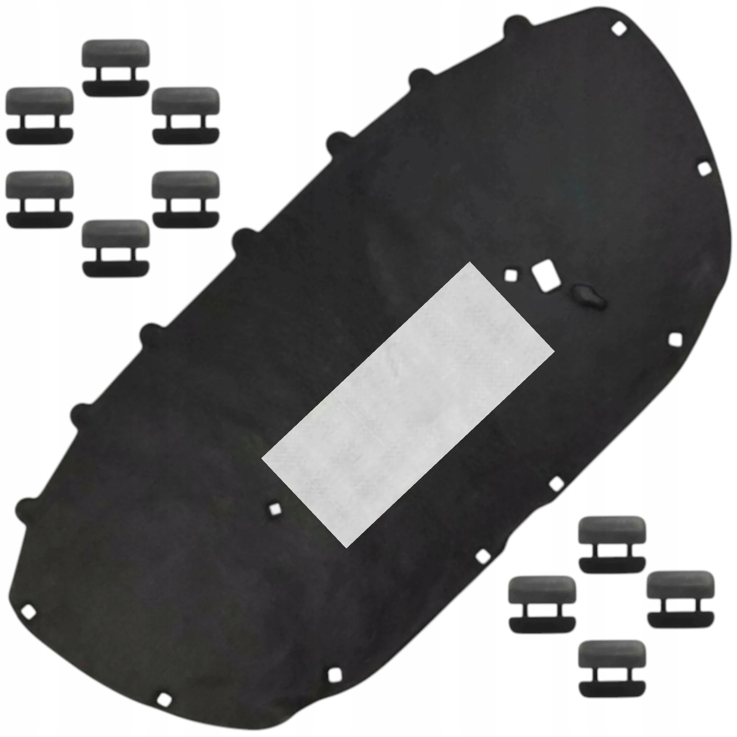 Vw Polo MK5 V Hb 6R 2009-2017 Ztlumení Tlumení Motoru Podbití Rohože
