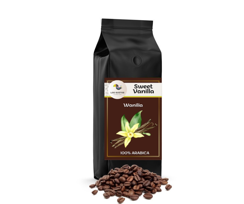 Levně Káva zrnková káva Vanilka 1 kg