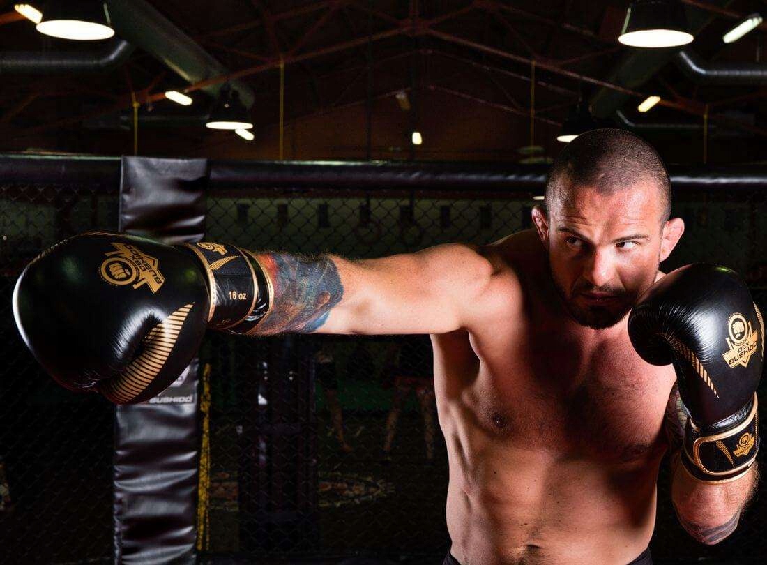 RĘKAWICE BOKSERSKIE SPARINGOWE TRENINGOWE SKÓRA NATURALNA DBX BUSHIDO 10 oz Marka DBX BUSHIDO