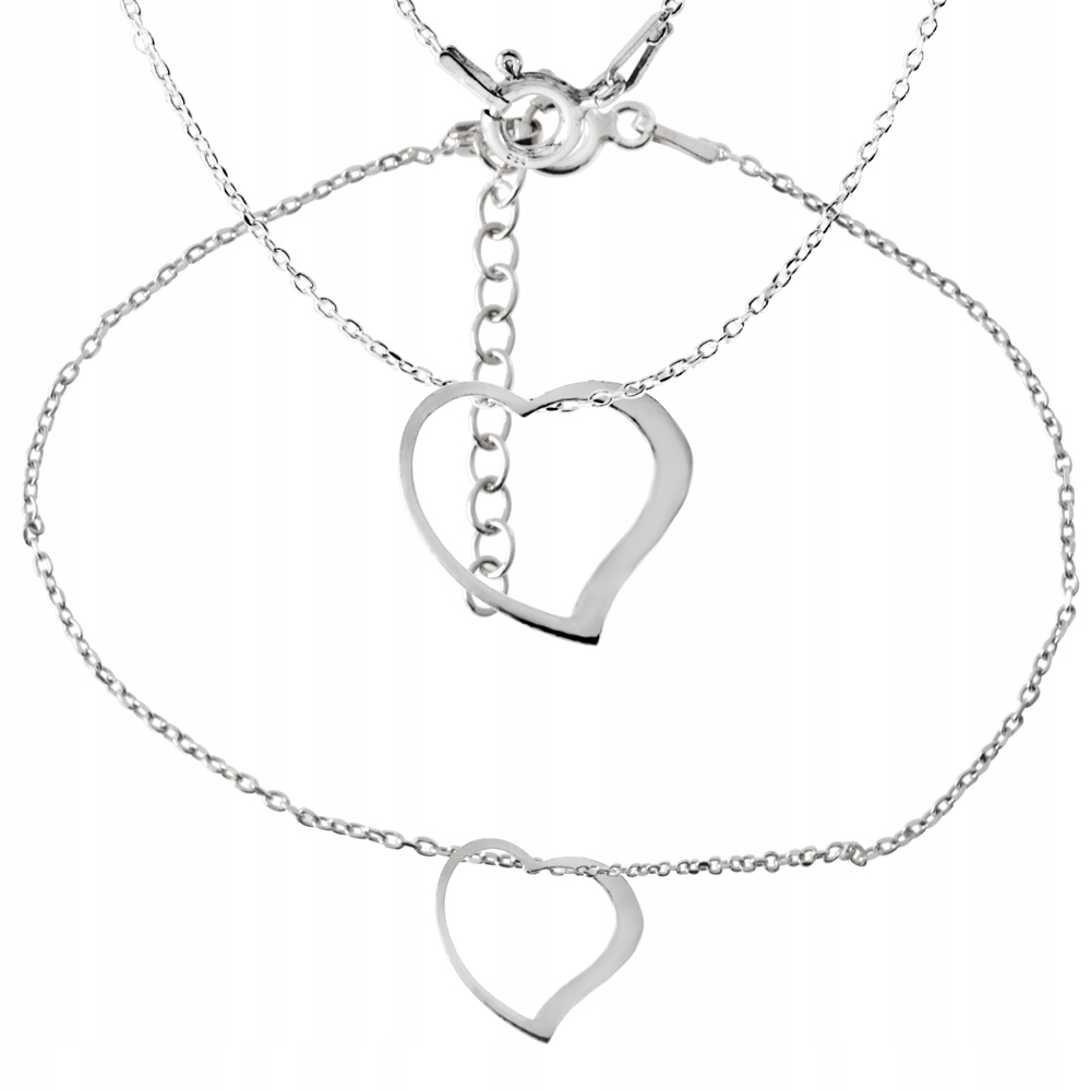 Stříbrný Komplet Celebritky Srdíčko PR.925 Srdce