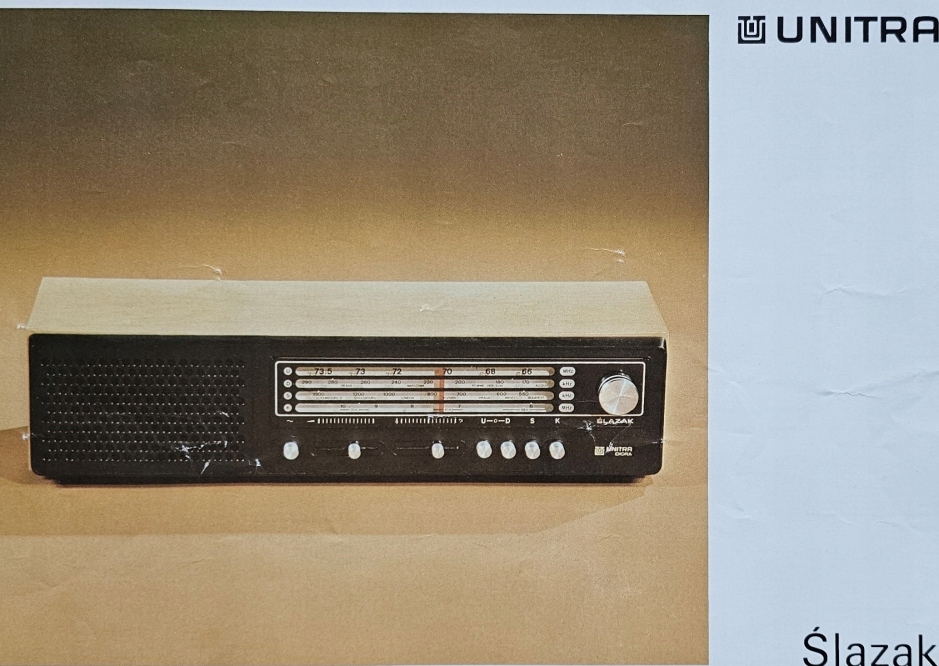 Unitra Diora - Odbiornik radiowy Ślązak - folder reklamowy