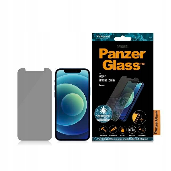 Tvrzené Sklo Pro Iphone 12 Mini Panzerglass Privacy Antibacterial