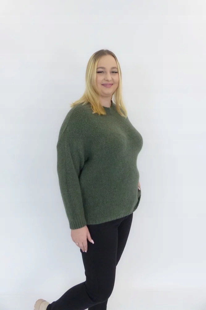 Olivový dámský svetr Alpaka Magma Uni