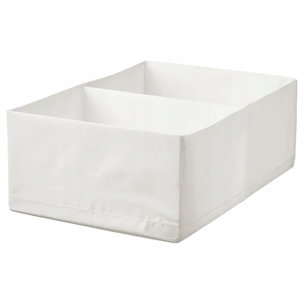 

Ikea Stuk pudełko z przegrodą białe 34x51x18cm