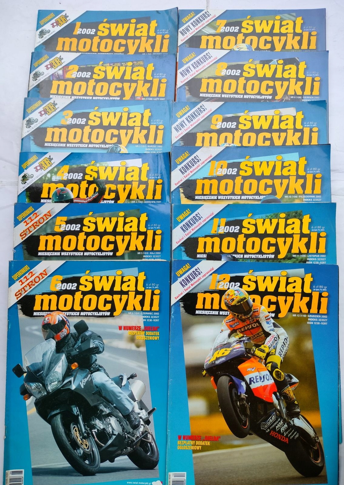 Świat motocykli 2002 kompletny rok