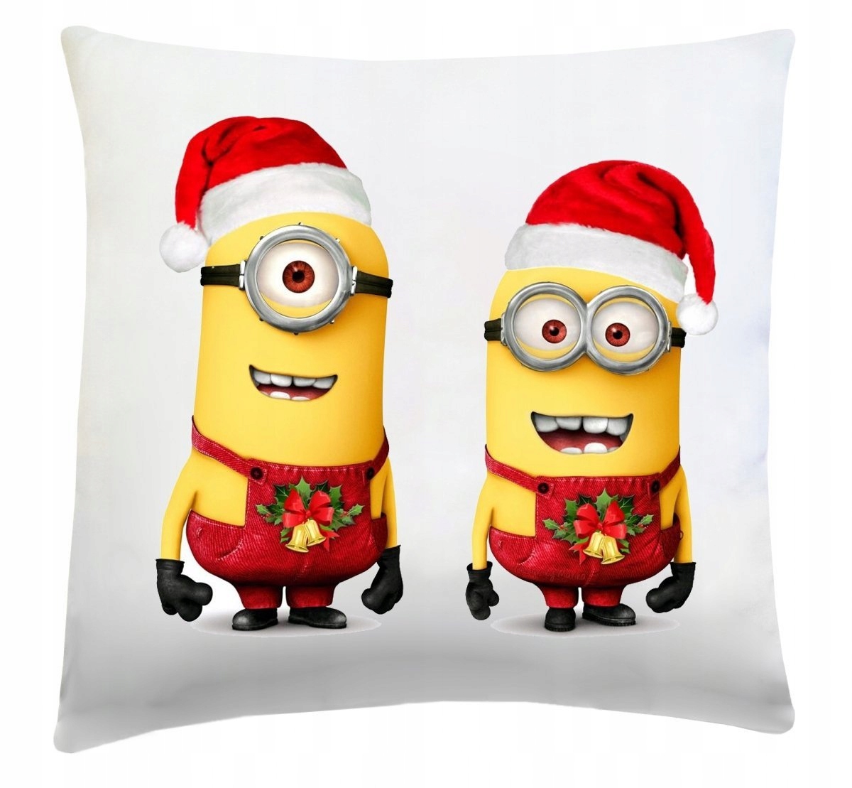 Poduszka świąteczna 40x40 wz. Minionki