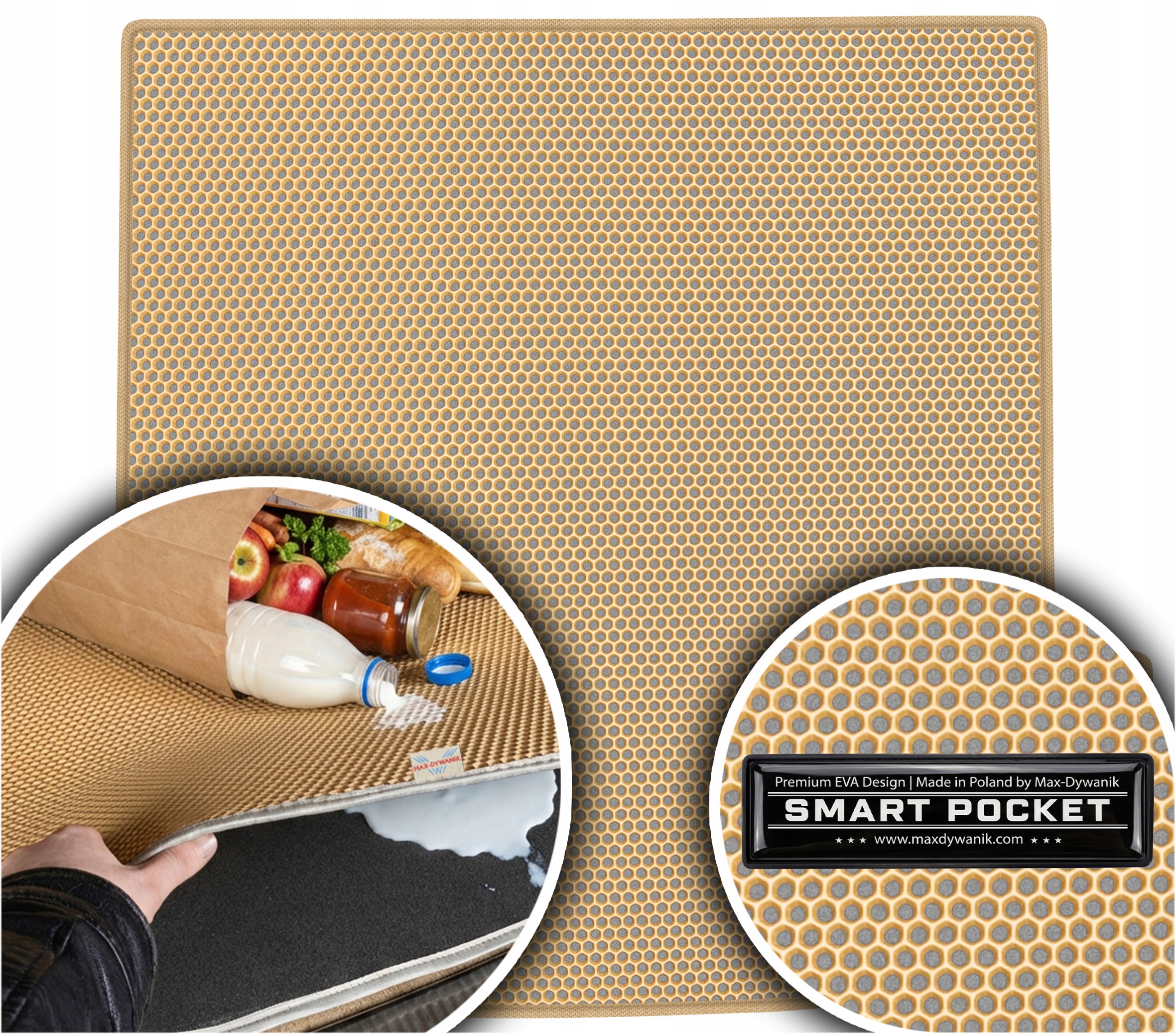 Škoda Octavia I Kombi 1997-2010 Vložka do kufru Eva Smart Pocket Béžová