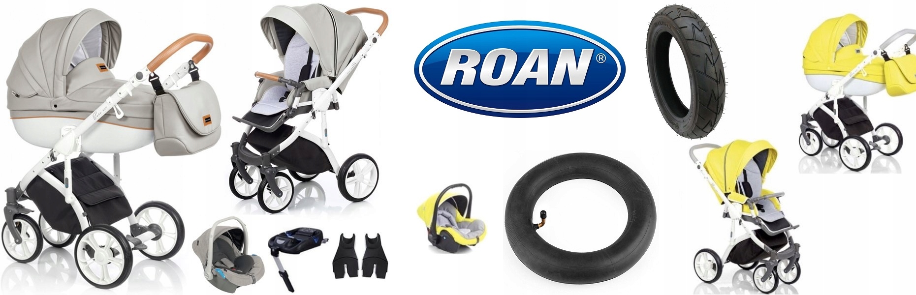 Adaptery fotelika CYBEX do wózka ROAN BASS SOFT 2 Marka Roan