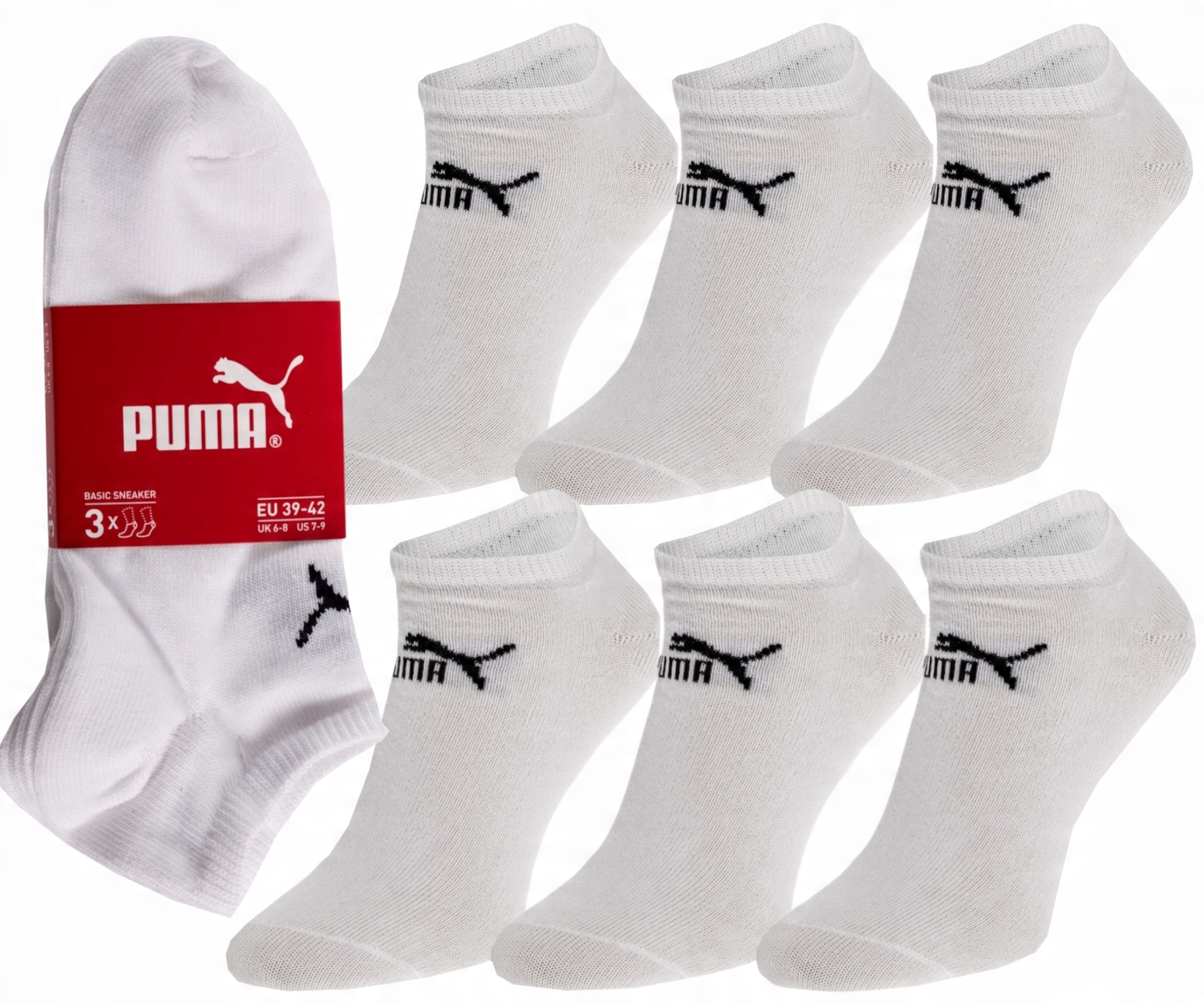 

Puma Skarpety Skarpetki 6PAK 39-42