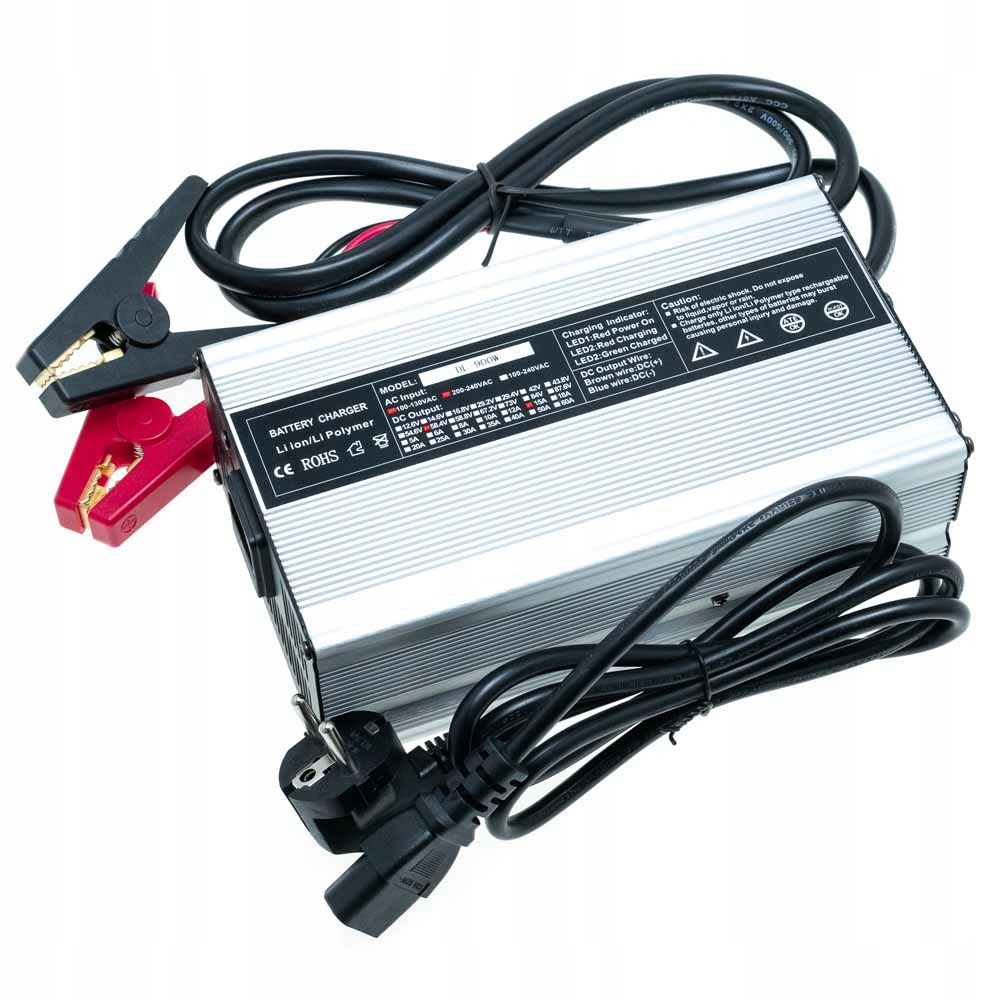 Nabíjačka akumulátorov LiFePO4 16S, Li-Ion 14S 58.4V 15A