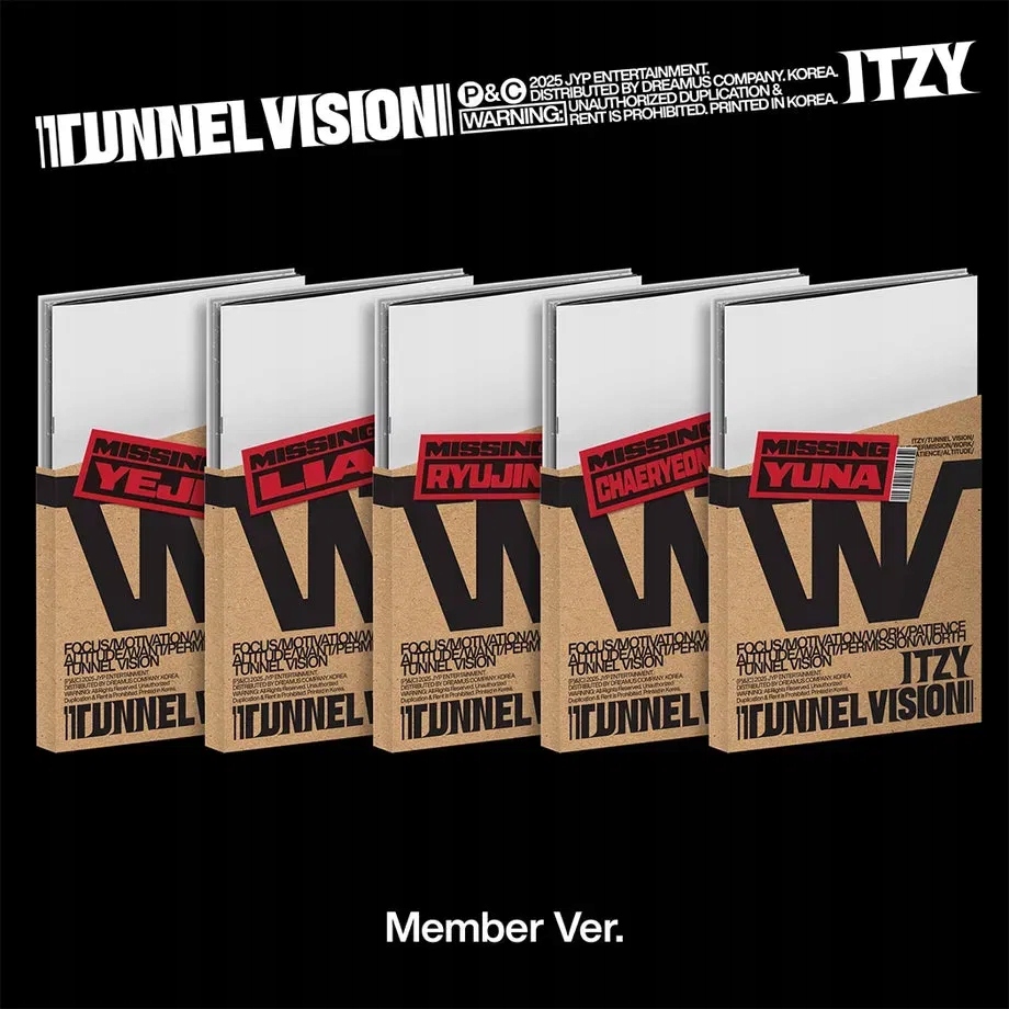 Itzy: Tunnel Vision (eu Retail Version Random Member Ver.) CD