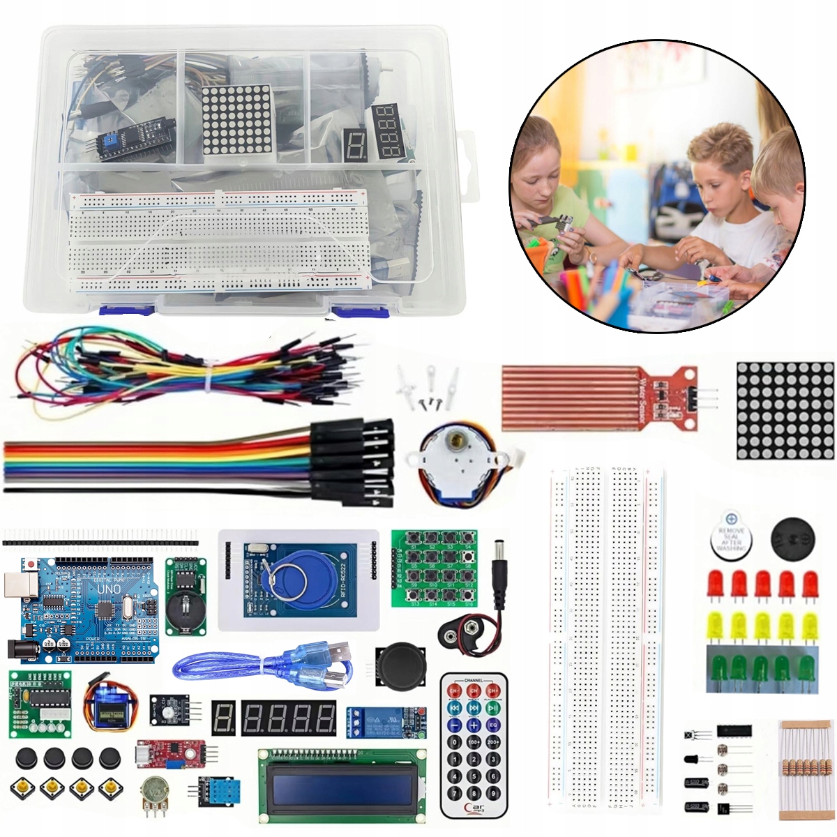 Zestaw startowy do nauki programowania Uno R3 do Arduino dla początkujących