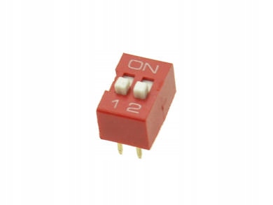 

Dip switch x2 R=2,54mm On-off poziomy x4szt