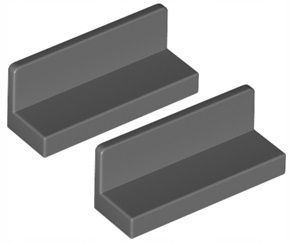 

Lego Panel 1x3x1 C. Szary (23950/6149768) x2