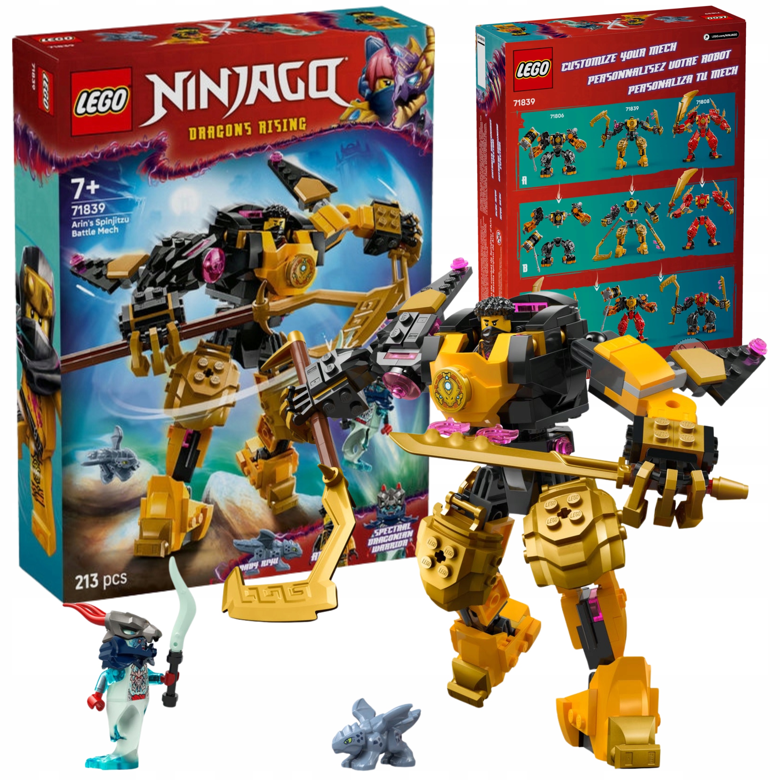 Lego Ninjago Mech Bojowy Arina Robot Ninja Zestaw Klocki Zabawka