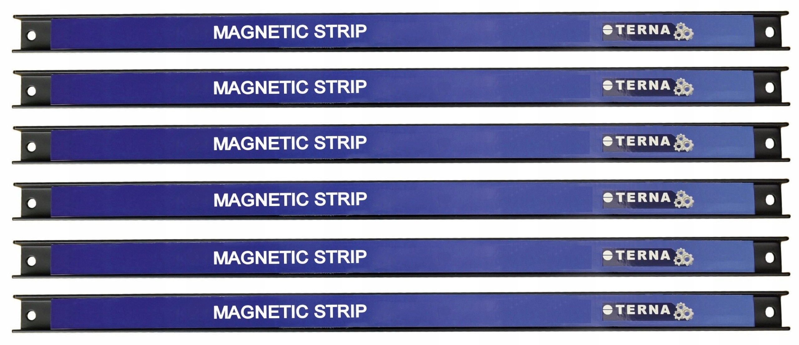 Listwa magnetyczna Listwy magnetyczne uchwyty na narzędzia 6 szt. 46 cm