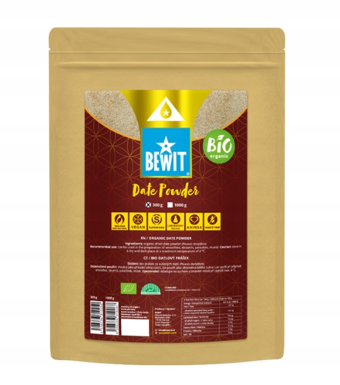 Bewit Datlový prášek Bio 1000 g