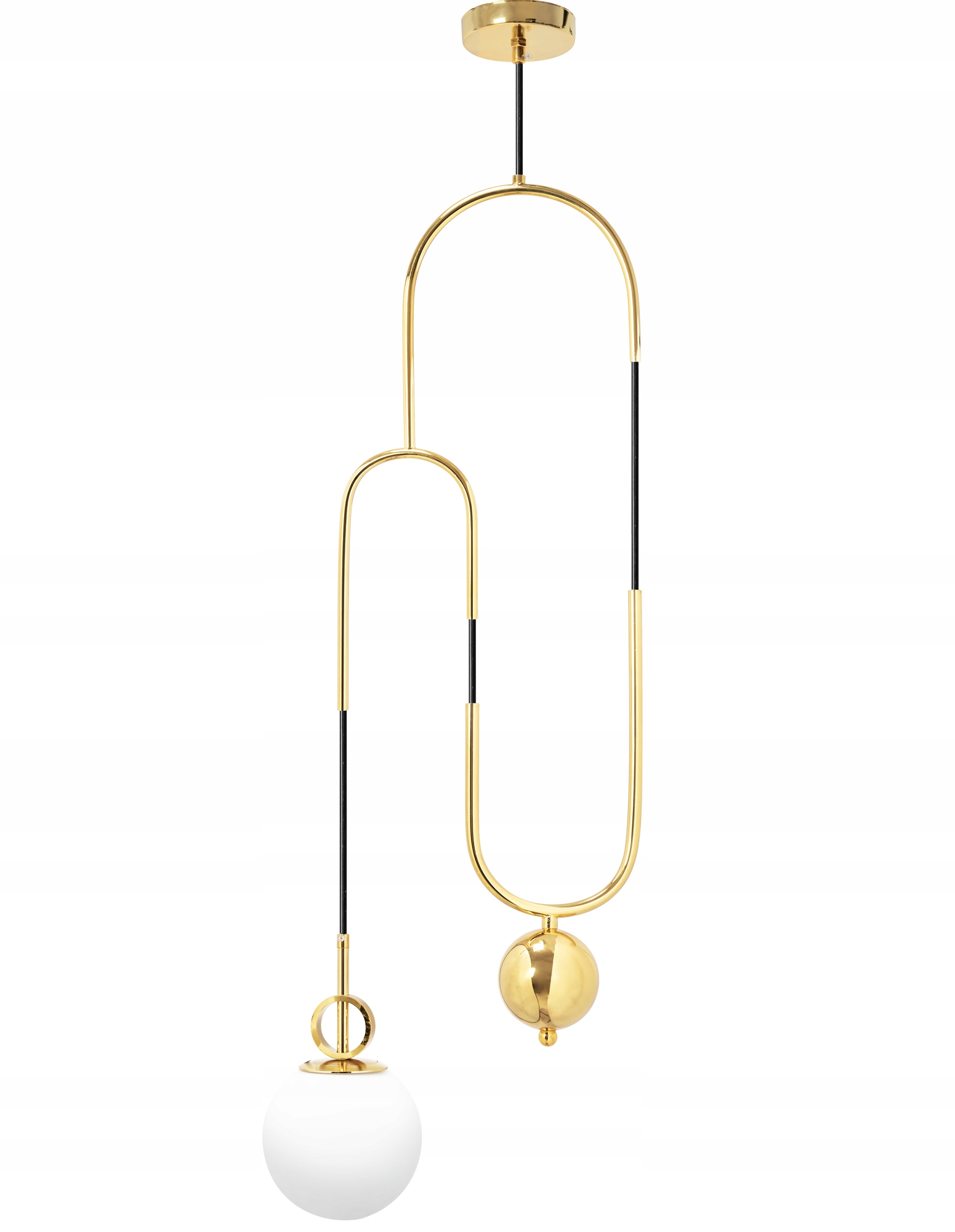 LAMPA SUFITOWA WISZĄCA METAL Złota Gold TOOLIGHT