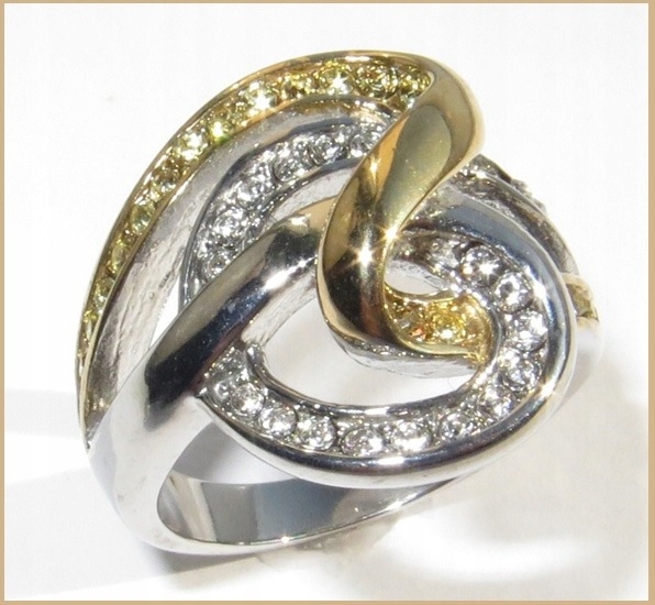 Prstýnek Swarovski Mona krystaly 8 9 10