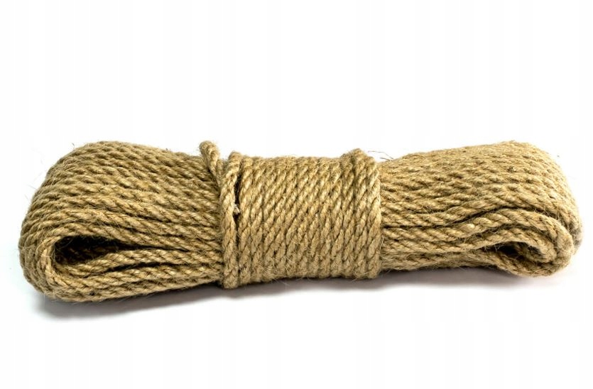 

Lina Jutowa Kręcona Sznur Jutowy 8 MM X 20 M