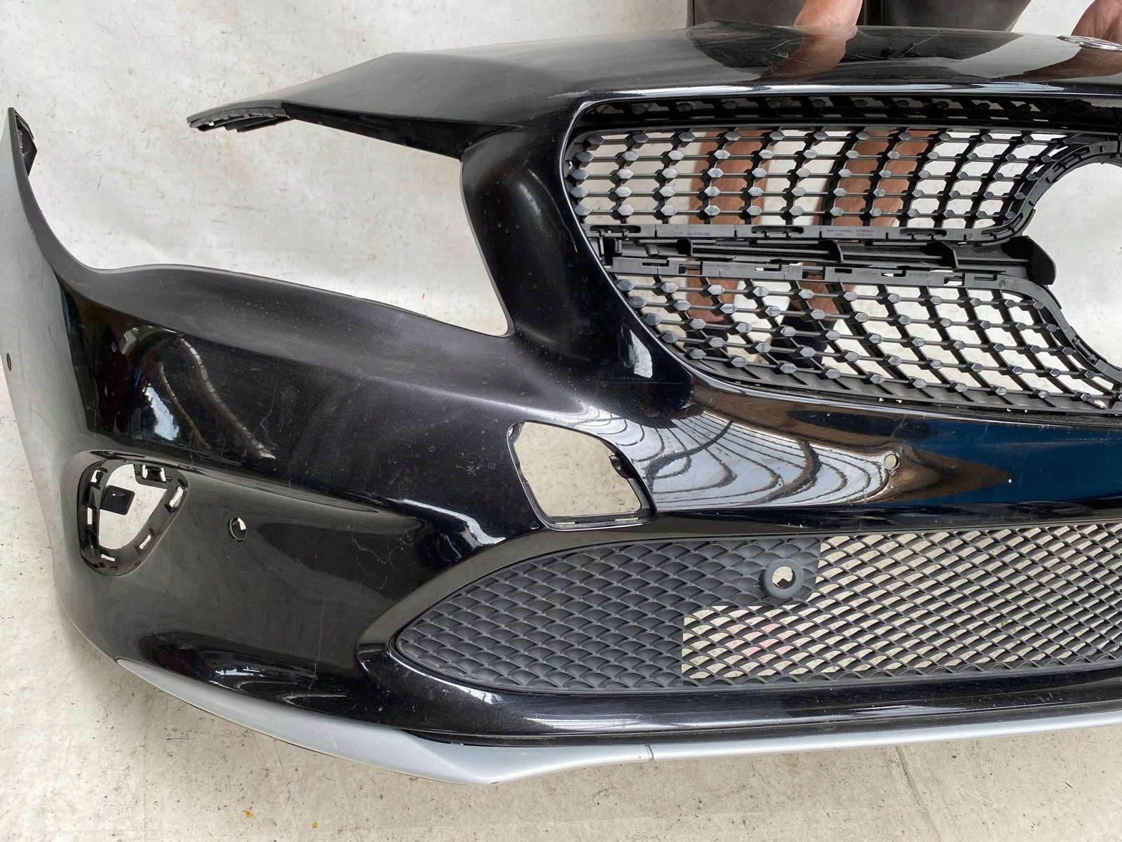 MERCEDES CLA W117 LIFT 16- bumper front front grill grid SPOILER