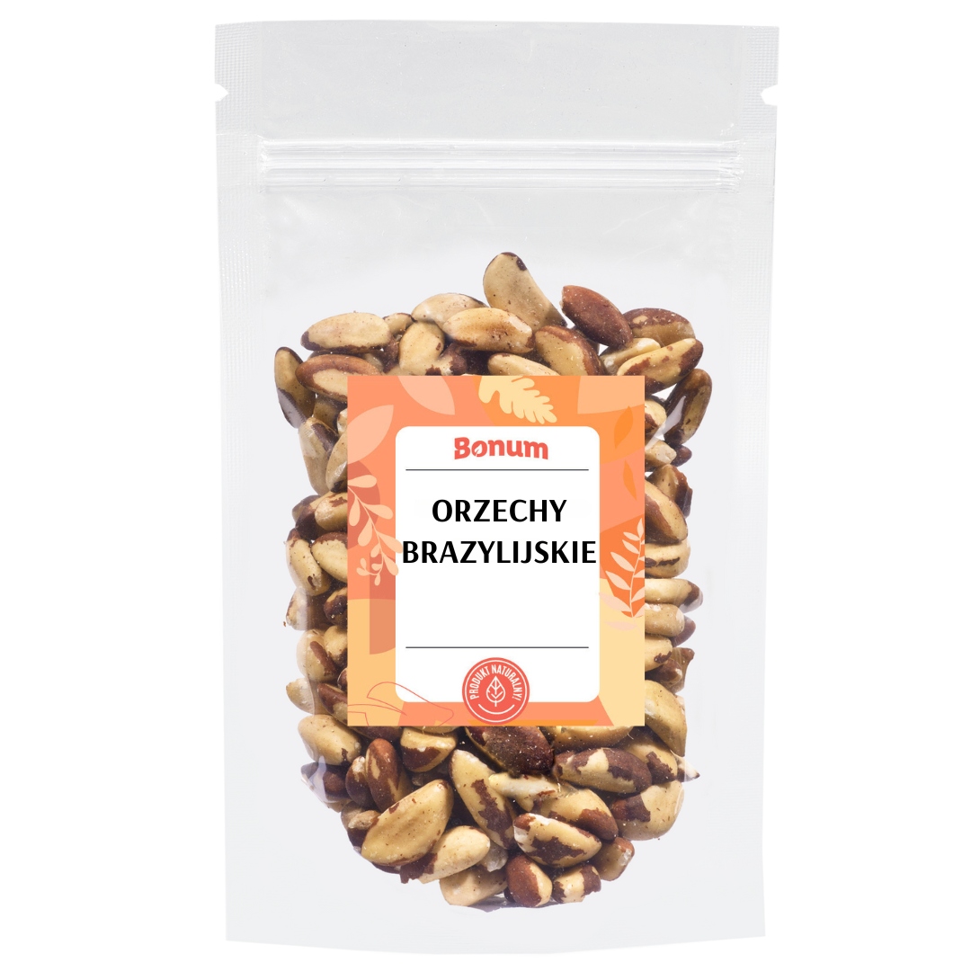 Přírodní Brazilské ořechy Premium Zdravé sušené ovoce Svačinka 1kg Bonum