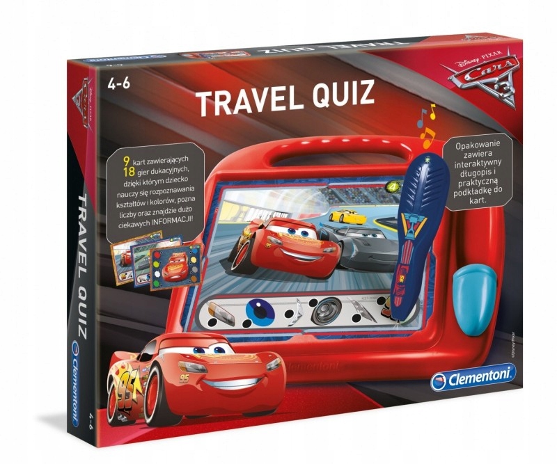 

Auta Cars Gra Quiz mówiące pióro 18 gier