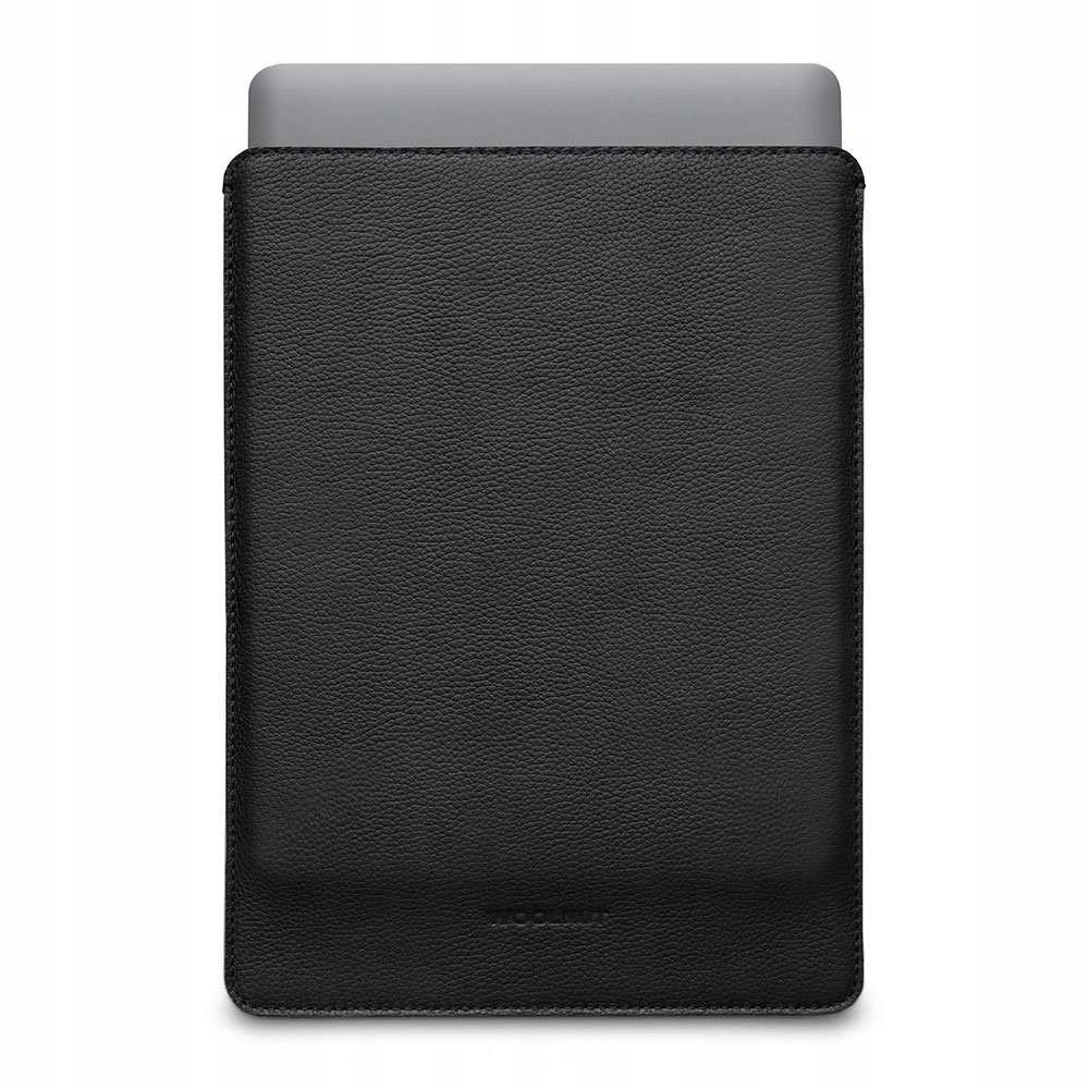 Woolnut Leather Sleeve for Macbook Pro/Air 13 Black WNUT-MBP13-S-102-BK