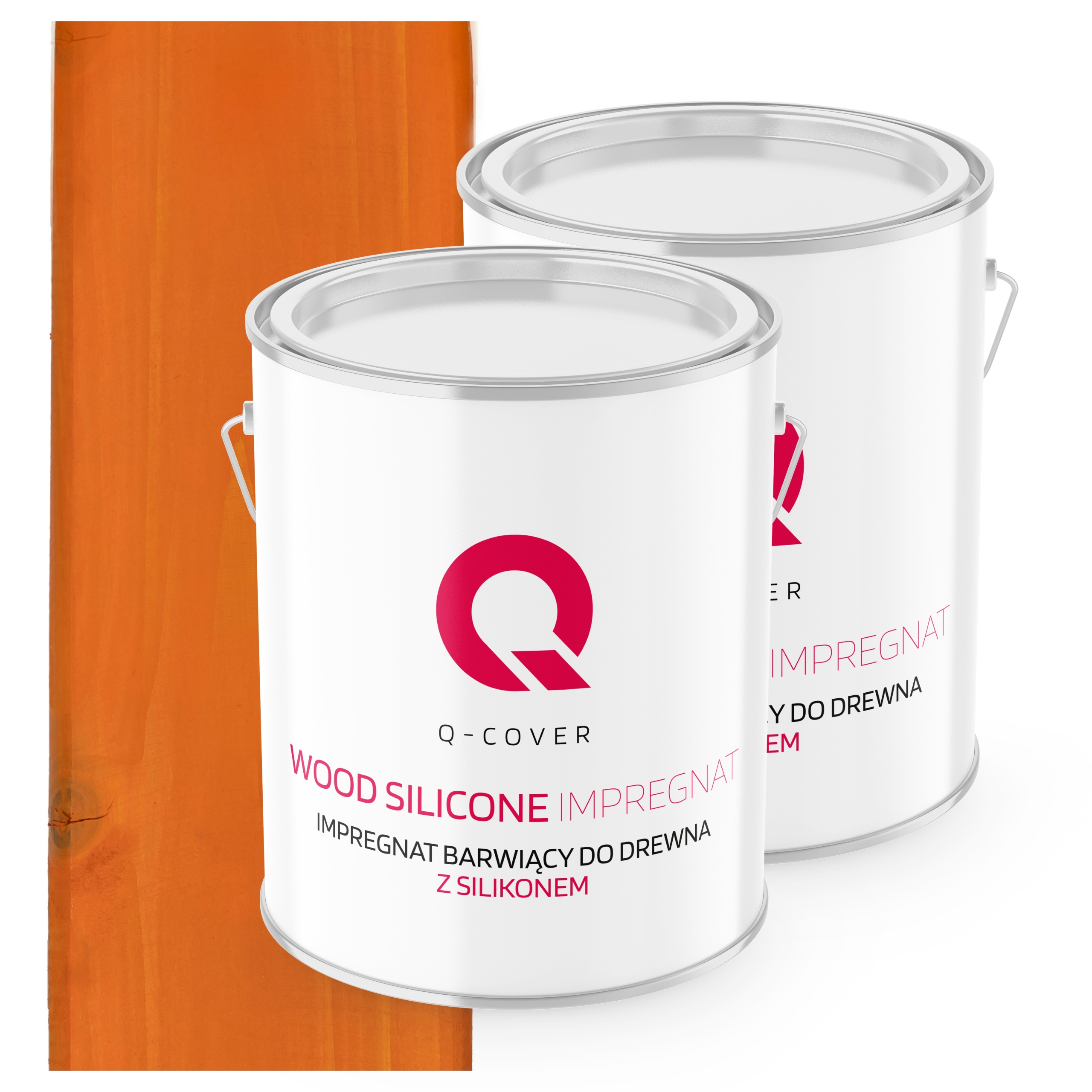 Impregnační Nátěr Na Dřevo S Ochranným Silikonem Oranžová Barva 2,5 L Uv