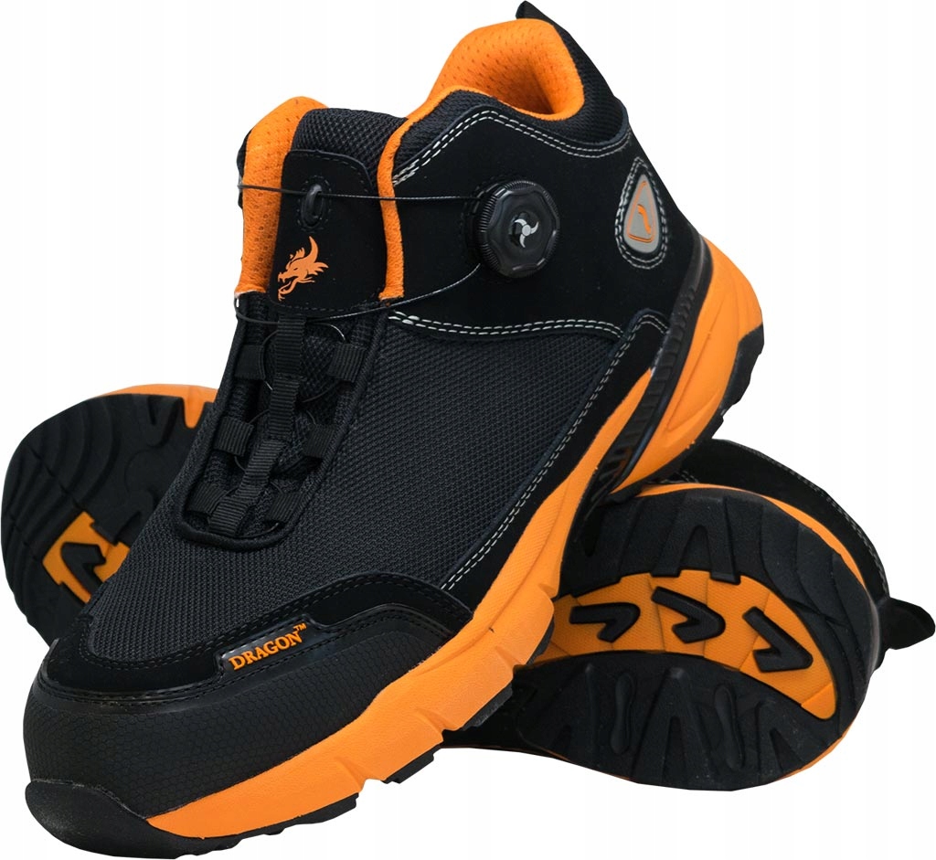 Buty robocze obuwie ochronne system wiązań kompozyt metal free Booster