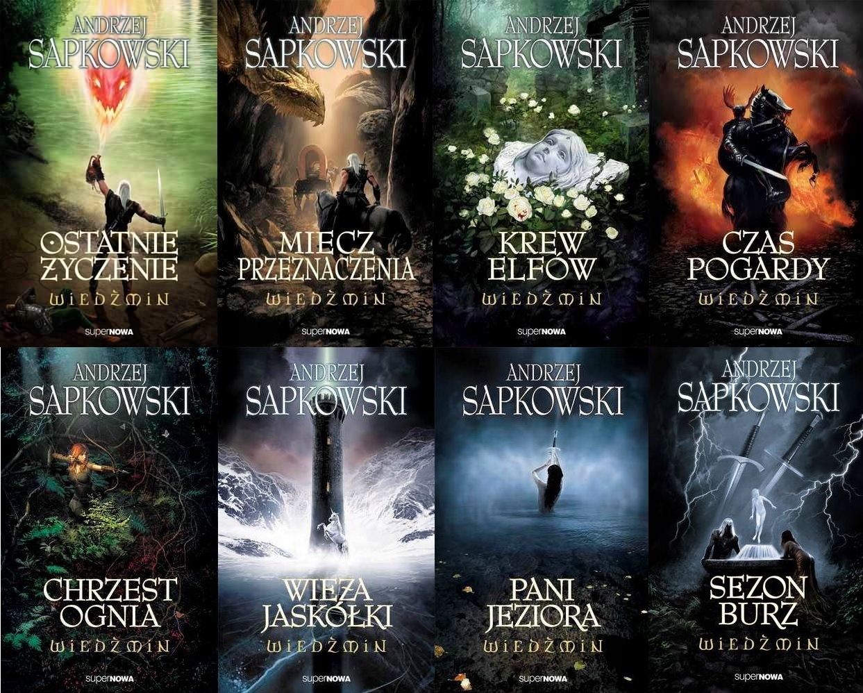 

Wiedźmin tom 1-8 Pakiet Andrzej Sapkowski