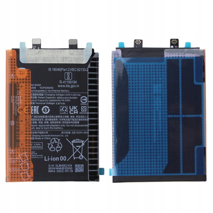 Baterie BN5E Xiaomi Note 11 Pro 5G Poco X4 Pro Originální