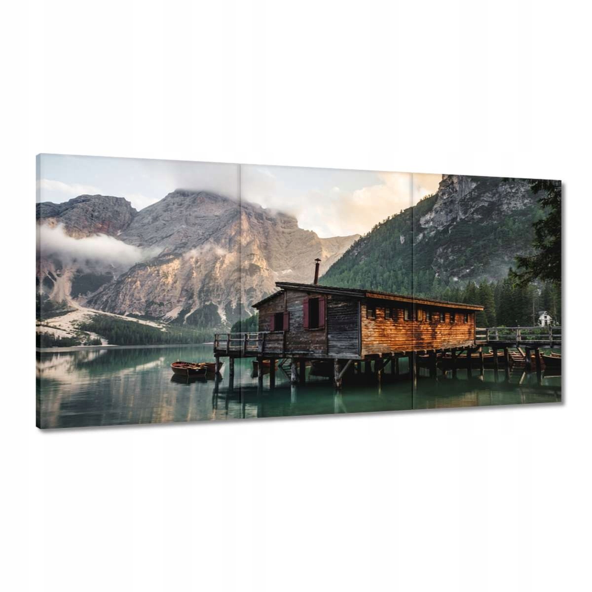 Obrazy 180x90 Horský prístav Lode