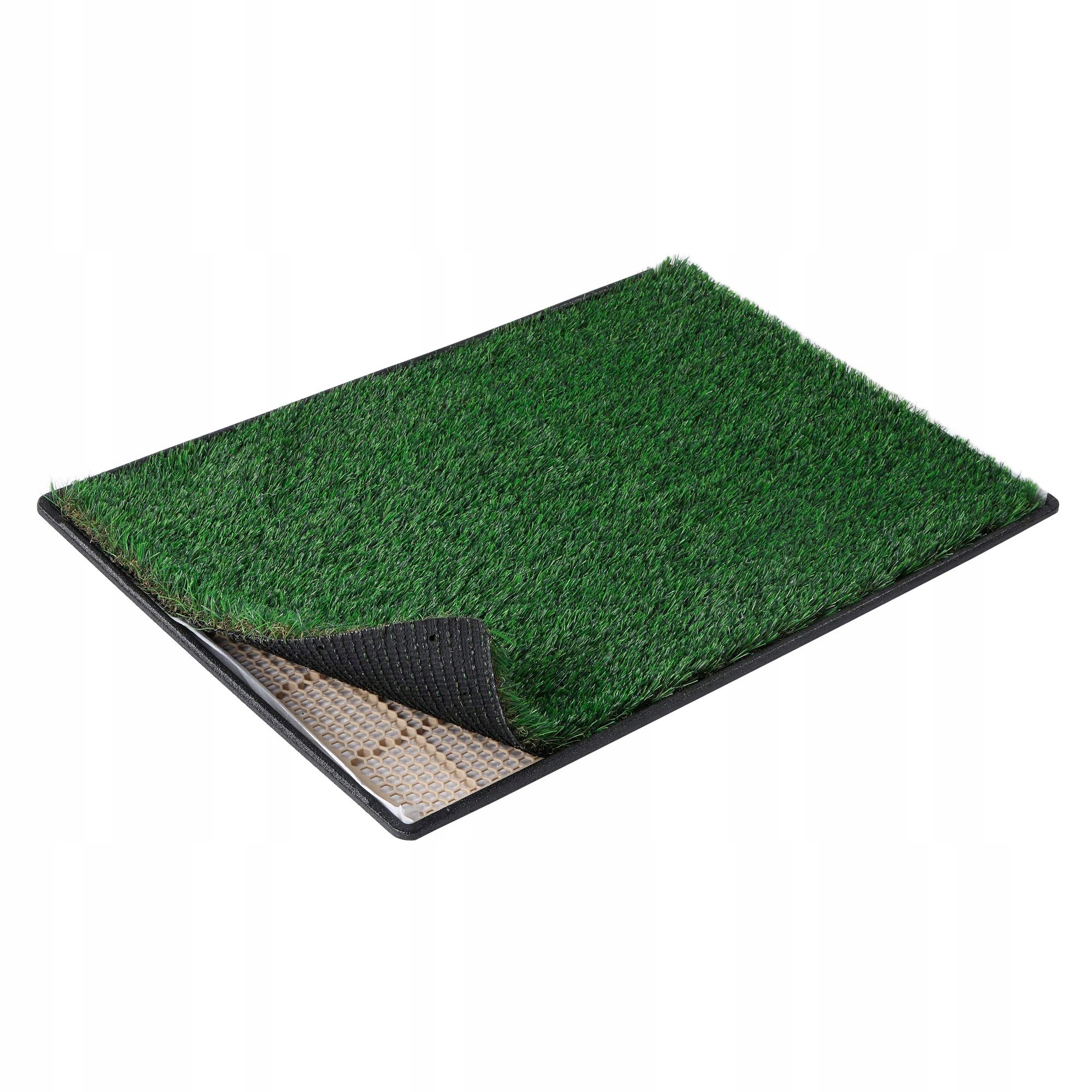 MEEXPAWS Duża Toaleta Dla Psów z Trawą Sztuczną 85x59 cm — miniatura 4